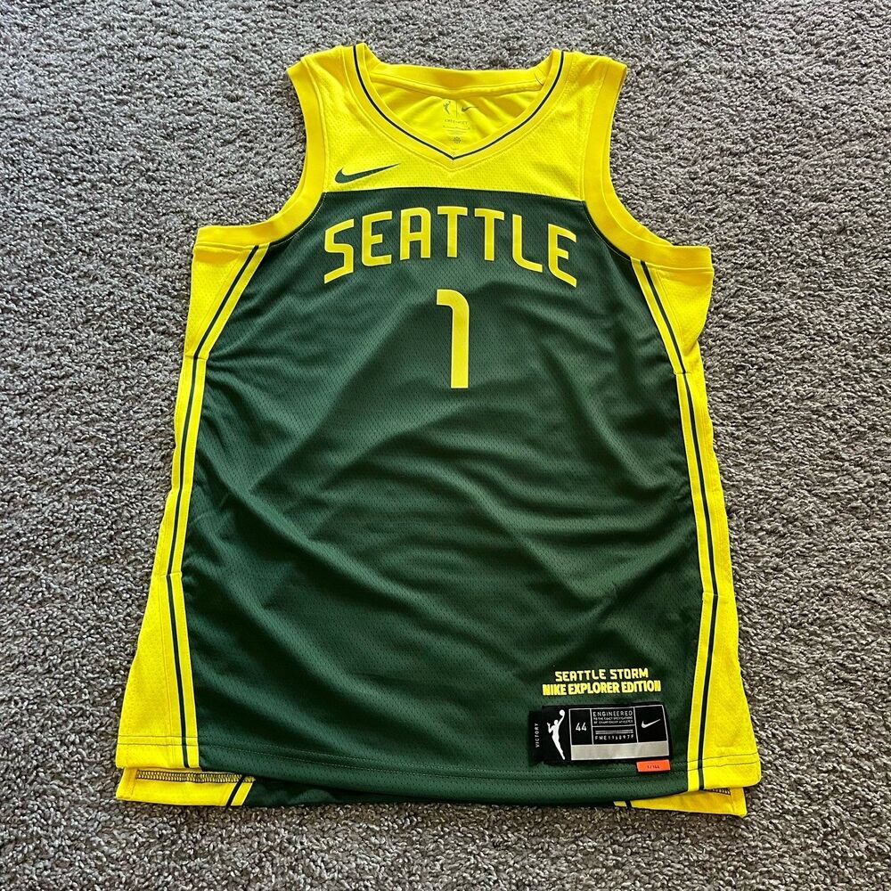 Nike Seattle Storm Nika Muhl #1 Jersey Explorer Edition WNBA Size Medium